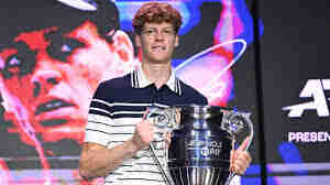 Jannik Sinner relishes 'special occasion' of collecting year-end ATP trophy