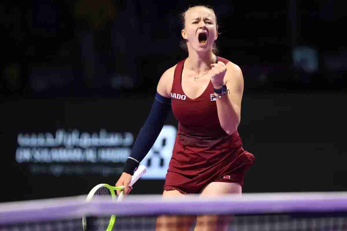 Krejcikova stays alive in Riyadh with impressive win over sixth seed Pegula